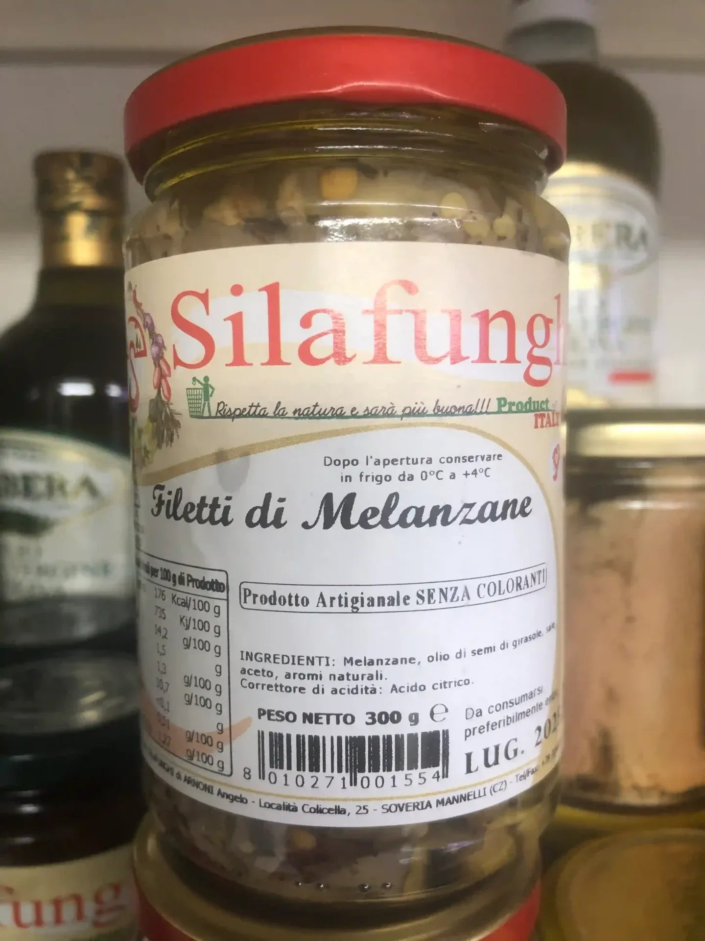 Filetti di melanzane sott’olio